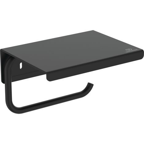 Ideal Standard Toilettenpapierhalter Alu+, mit Deckel, Kernelemente aus recyceltem Aluminium (1/4)