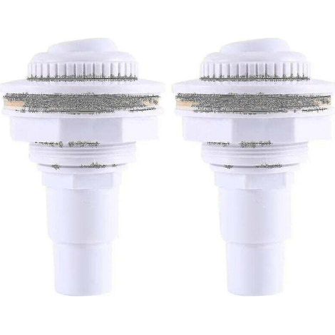 Joint de raccord de jet de retour complet pour piscine hors sol 2 pièces et adaptateur de tuyau mâle 1-1/2 pouce et écrou 3/4 pouce (1/3)