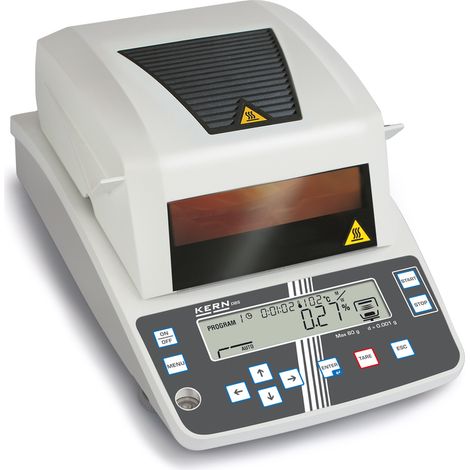 Kern Feuchtebestimmer DBS 60-3, Wägebereich 60 g, Ablesbarkeit 0,001 g 5 Stk (1/4)