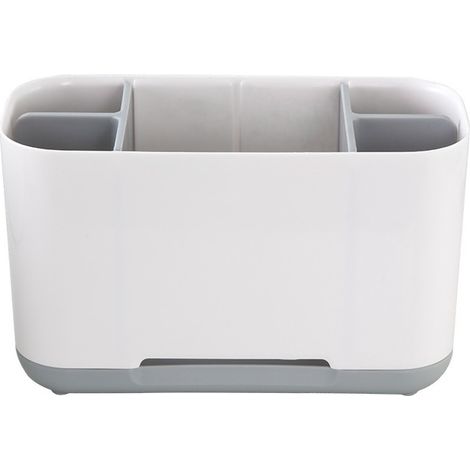Porte-brosses à Dents, Support pour Brosse à Dents Electrique, Porte Brosse à Dents Amovible Stand Dentifrice, avec Trou de Vidange, Organisateur (1/5)