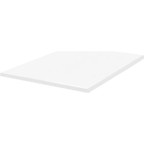 Surmatelas en Mousse de Polyuréthane 180 x 200 cm Blanc Calm
