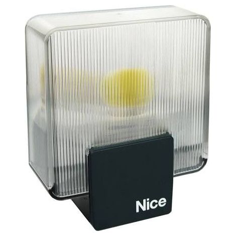 Nice – Clignotant 220V – Lampe clignotante étanche IP65 – Pour motorisation de portail – Sécurise et embellit votre extérieur
