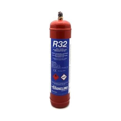 Bombona de gas refrigerante R32 recargable 1,80 kg