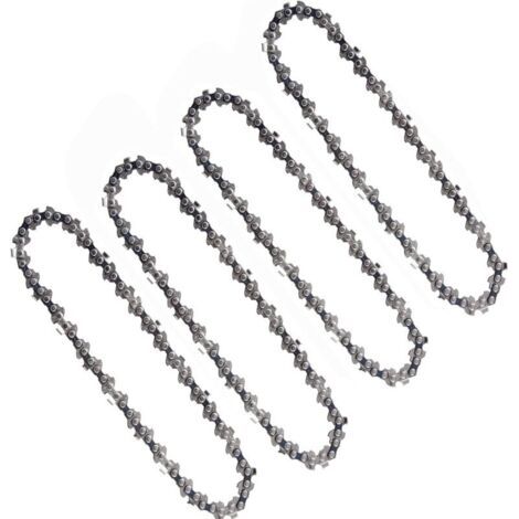 Guide et chaîne pour tronçonneuse 4 Pièces Chaînes De Tronçonneuse 6 Pouces 1/4 Pouces 37 maillons d'entraînement 15cm (1/5)