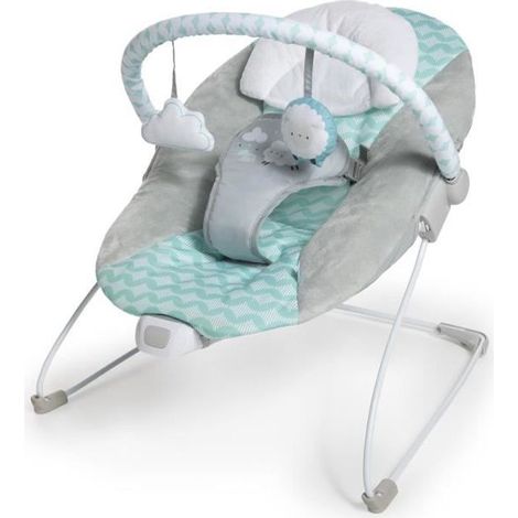 INGENUITY Cloud Bouncer. Soothing Vibrations. Activity Arch with 2 Soft Toys. Removable Headrest (1/5)