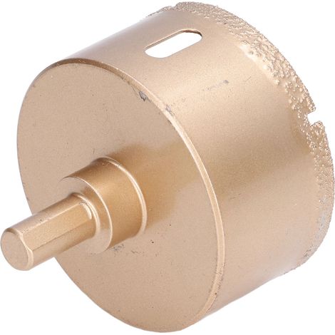 Scie cloche à braser pour granit, marbre, carrelage et céramique, 65 mm (1/5)