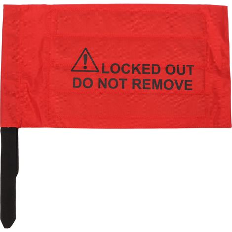 Ortviai Sac de Sécurité pour Lockout : Polyester Résistant Rouge 44.5x24.5cm pour Boutons Véhicule