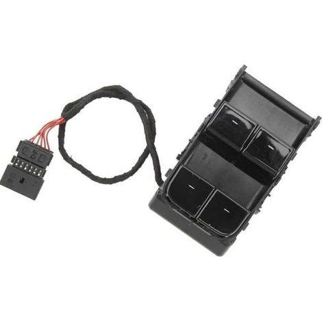 Applicable au commutateur de lève-vitre pour Tesla Model 3 et Model Y, commutateur de lève-vitre côté conducteur 1081037-02-G (1/5)