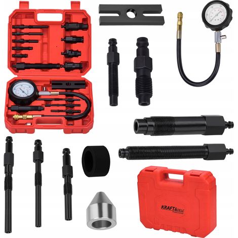 Testeur de pression de compression diesel 0-70 BAR Kraft&Dele (1/5)