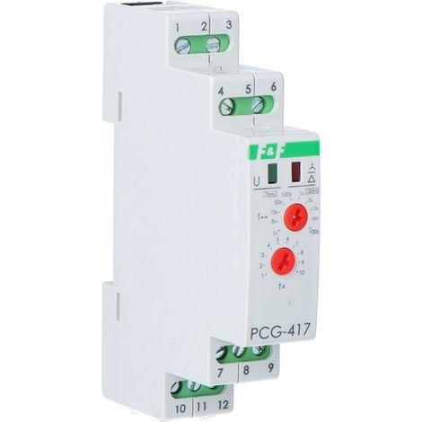PCG-417 Stern-Dreieck-Zeitschaltuhr, Kontakte: 1P, I=10A, 230VAC und 24V (1/3)