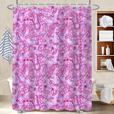Rideau de bain en polyester 180x180 aéré rideau étanche pour une déco qui inspire (1/5)