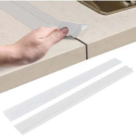 2 pezzi Striscia sigillante antimacchia in silicone, coperture per fornelli da cucina, coperture in silicone per piani di lavoro, antiscivolo e antiaderenti (1/5)