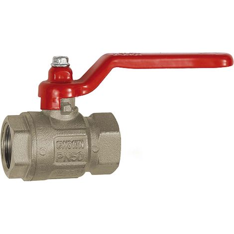 Riegler Kugelhahn Basisausführung Handhebel IG/IG Messing vernickelt G 1/4 - 103093 (1/4)