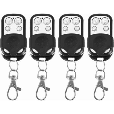 Télécommande sans fil universelle, 4 pièces, légère, professionnelle, simple, pour portes de garage, facile à utiliser, pour automobiles-Crezuo (1/4)