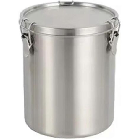 Réservoir de stockage en acier inoxydable pour céréales - Organisateur de cuisine (voir photo) (1/5)