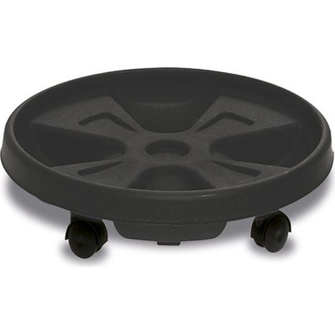 STEFANPLAST Sottovaso Roller con Ruote d30 Antracite