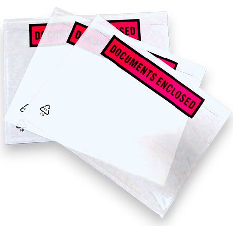 Enveloppe autocollante C5 avec impression (Documents inclus) PAQUET DE 100 PIÈCES. (1/2)