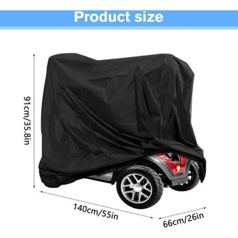 Bâche scooter électrique - Lot 1 - Oxford 210D imperméable 140x66x91cm Aucuneary (1/5)