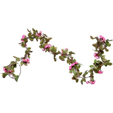 Simulation Fleur Vigne Soie Fleur Guirlande De Mariage Décor Rose (1/5)