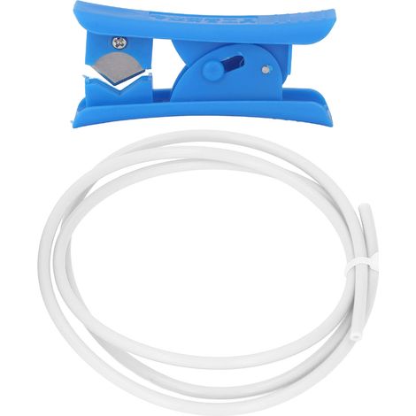 Meter langer, hitzebeständiger PTFE-Schlauch für 3D-Drucker, Zubehörset mit Schlauchschneider für 1,75-mm-Filament, weiß