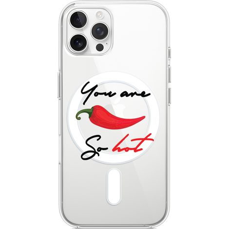 Custodia per iPhone 12 Pro Max con MagSafe Silicone Flexi, Peperoncino (1/5)