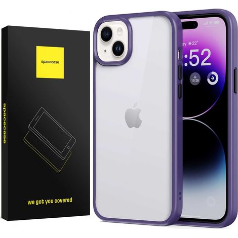 Coque Spacecase Metro pour iPhone 15 Plus violette (1/4)