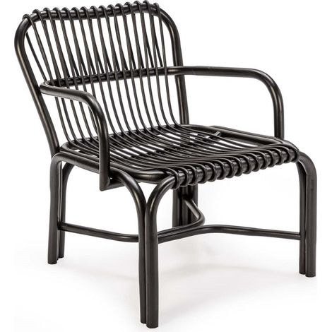 Sillon 66X65X72 Ratan Negro (1/4)