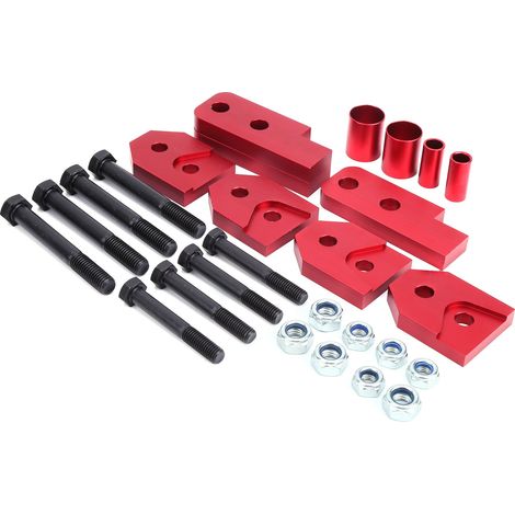 2-Zoll-ATV-Komplett-Lift-Kit, All-Terrain-Fahrzeug-Lift-Werkzeug, Rot, passend für Yamaha Rhino 450/660/700 (1/5)