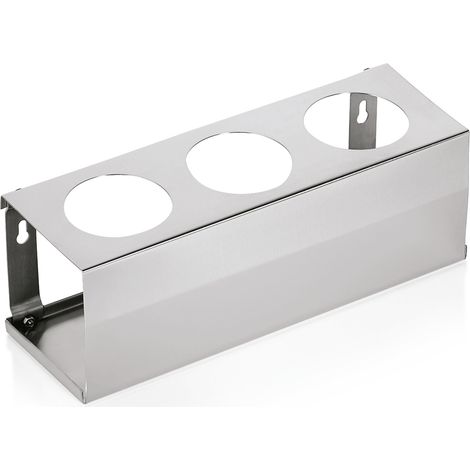 Porte-bouteille en Acier au nickel-chrome L 325 mm l 110 mm H 120 mm Ø 75 mm - Was Germany