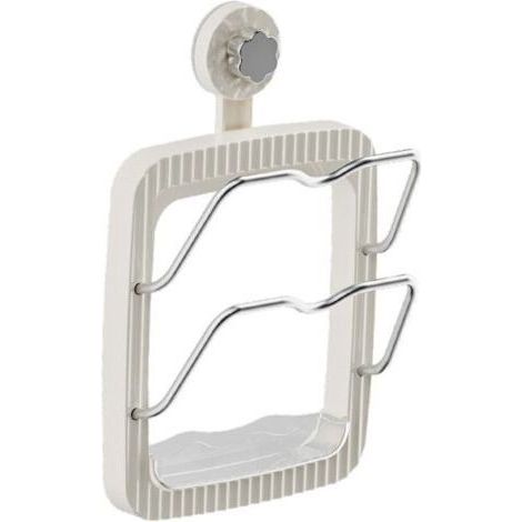 Support de couvercle de casserole, support de couvercle de casserole, support de rangement de cuisine, support de couvercle de porte d'armoire pour garde-manger, cuisine, buanderie (1/4)