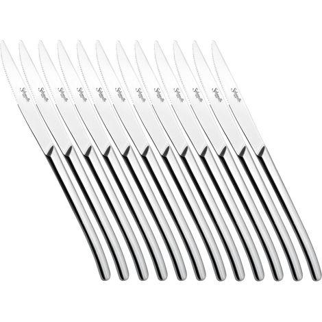 Salvinelli Fuji set 12 coltelli tavola acciaio forgiato