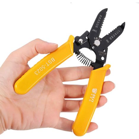 20-30AWG 0.25-0.8mm pince à dénuder pince à dénuder en acier trempé (1/5)