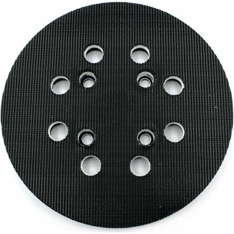 Schleifteller – Ø 125 mm – 8 Löcher – Mittlere Härte – Für Exzenterschleifer – 1 Stück (1/5)