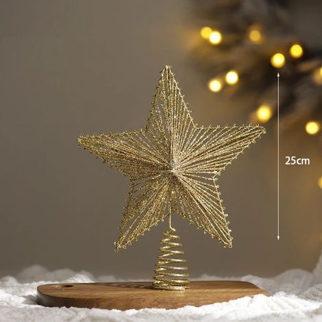 Étoile de Noël pour décorer le sapin de Noël (1/5)