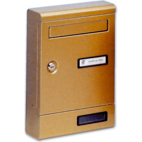 CASSETTA PER POSTA POSTALE bronzo PER ESTERNI/INTERNI - SILMEC
