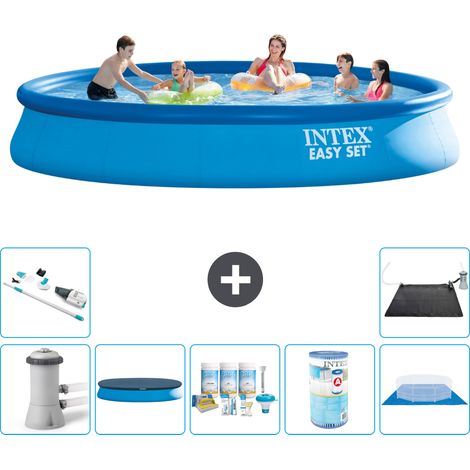 Intex Piscine Easy Set Ronde - 457x84 cm - 8-pièces S31213 (1/5)