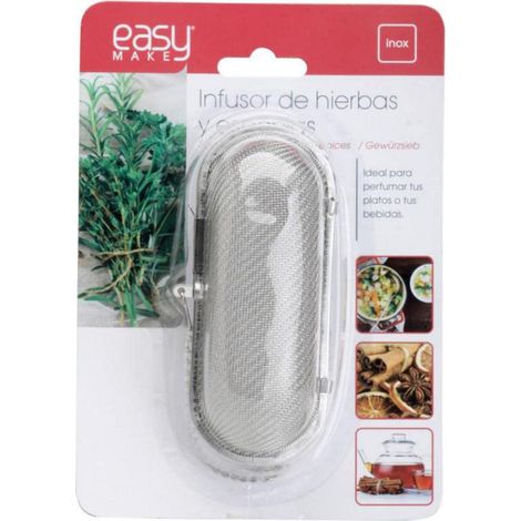 COOK CONCEPT CMKU6463 INFUSOR ESPECIAS, Metallo, Argento (1/2)