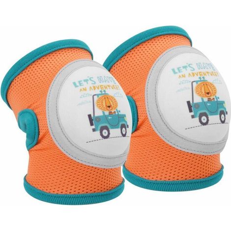 Bébé Protège Genouillères Elastique, Coton Confortable et Respirant, pour Bébé Ramper Marche ou Extérieur d'exercice Enfant 2-5 Ans (1/5)