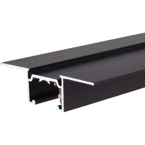Binario MICRO11 incasso nero cartongesso 2 m Maxlight (1/3)