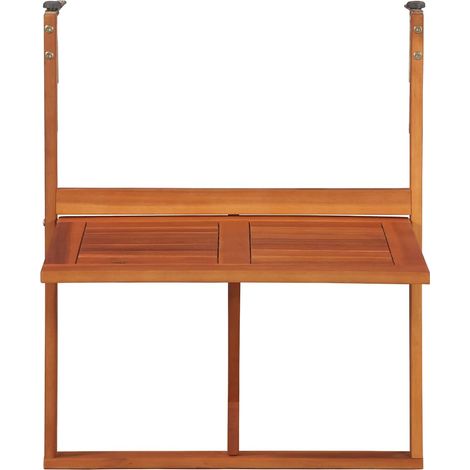 Maison Exclusive - Table suspendue de balcon 64,5x44x80 cm Bois d'acacia massif (1/5)