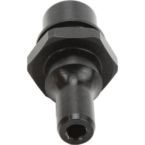 Soupape PCV moteur N54 biturbo en aluminium 6061 T6 anodisé dur noir - Valve de recyclage des gaz (1/5)