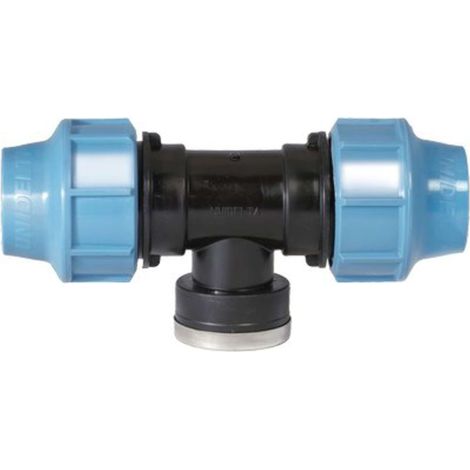 TEE A COMPRESSIONE FILETTO FEMMINA PN16 UNIDELTA - MM 32X3/4F - 4 pezzi
