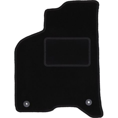 Alfombrilla de conductor negra para Volkswagen Lupo hatchback (1997-2005)