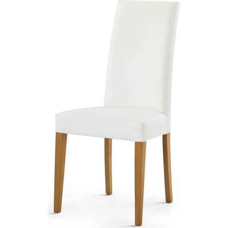 JACQUELYN - sedia moderna ecopelle con gambe antracite