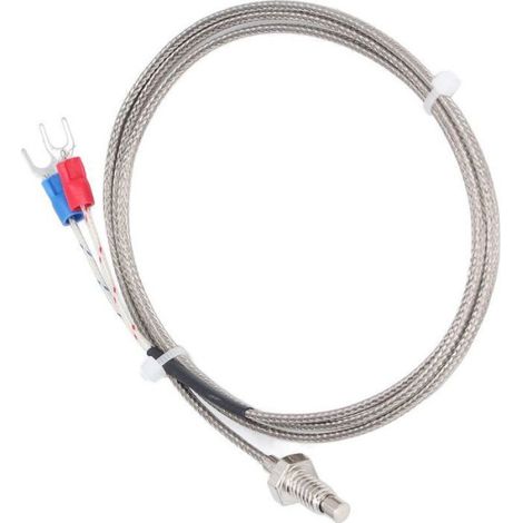 Thermocouple Type K - Filetage M6 - Plage De Mesure 0 À 400 °C - Pour Mesures Industrielles - 1 Pièce (1/5)