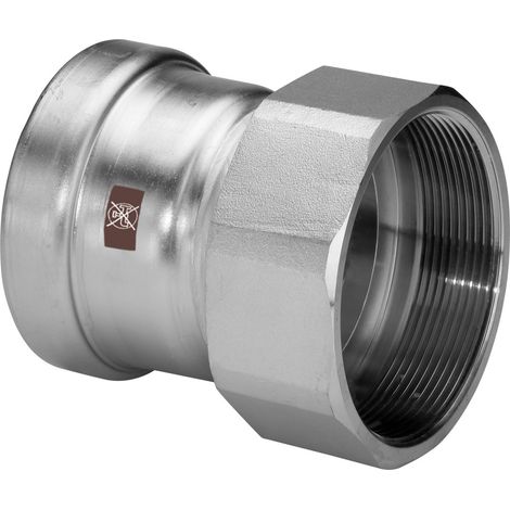 Viega Temponox XL Übergangsstück mit SC-Contur 1712XL, 88,9mm x Rp 3", Stahl nichtrostend (1/2)