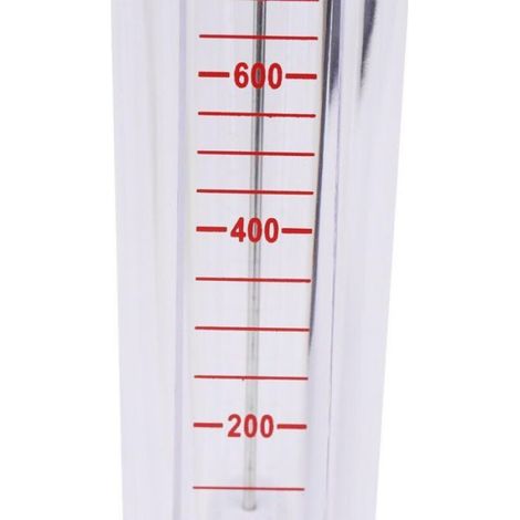 100-1000L / H Débitmètre Coudé Tube en Plastique Rotamètre d'Eau Instantané LZS-15 Liquide Flotteur Double Fil Connecteur Femelle (1/4)