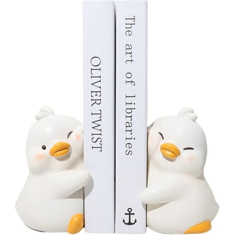 Serre-livres mignons en forme de canard - Extrémités décoratives et uniques pour votre maison et votre bureau