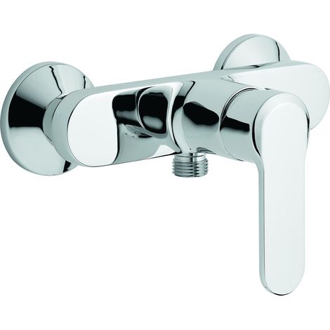 Miscelatore doccia esterno ottone cromato con deviatore emmevi cr77002 (1/2)