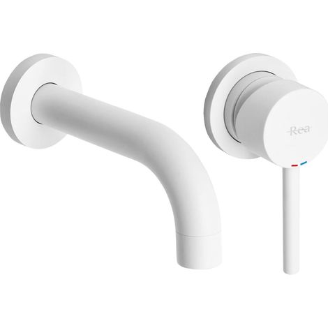 RUBINETTO LAVABO DA INCASSO LUNGO BIANCO + SCATOLA SKU REA-B9559 (1/5)